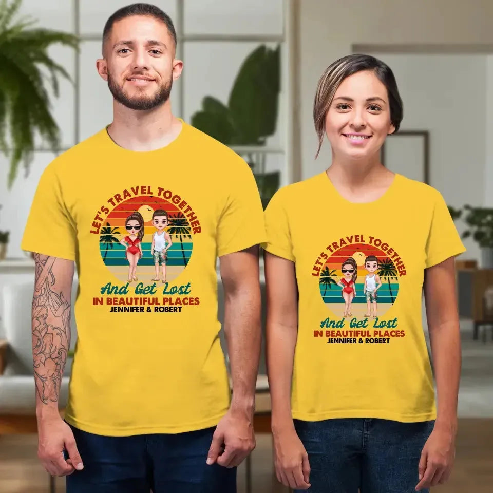 You Are My Home & My Adventure - Personalized Gifts For Couples - Unisex T-shirt