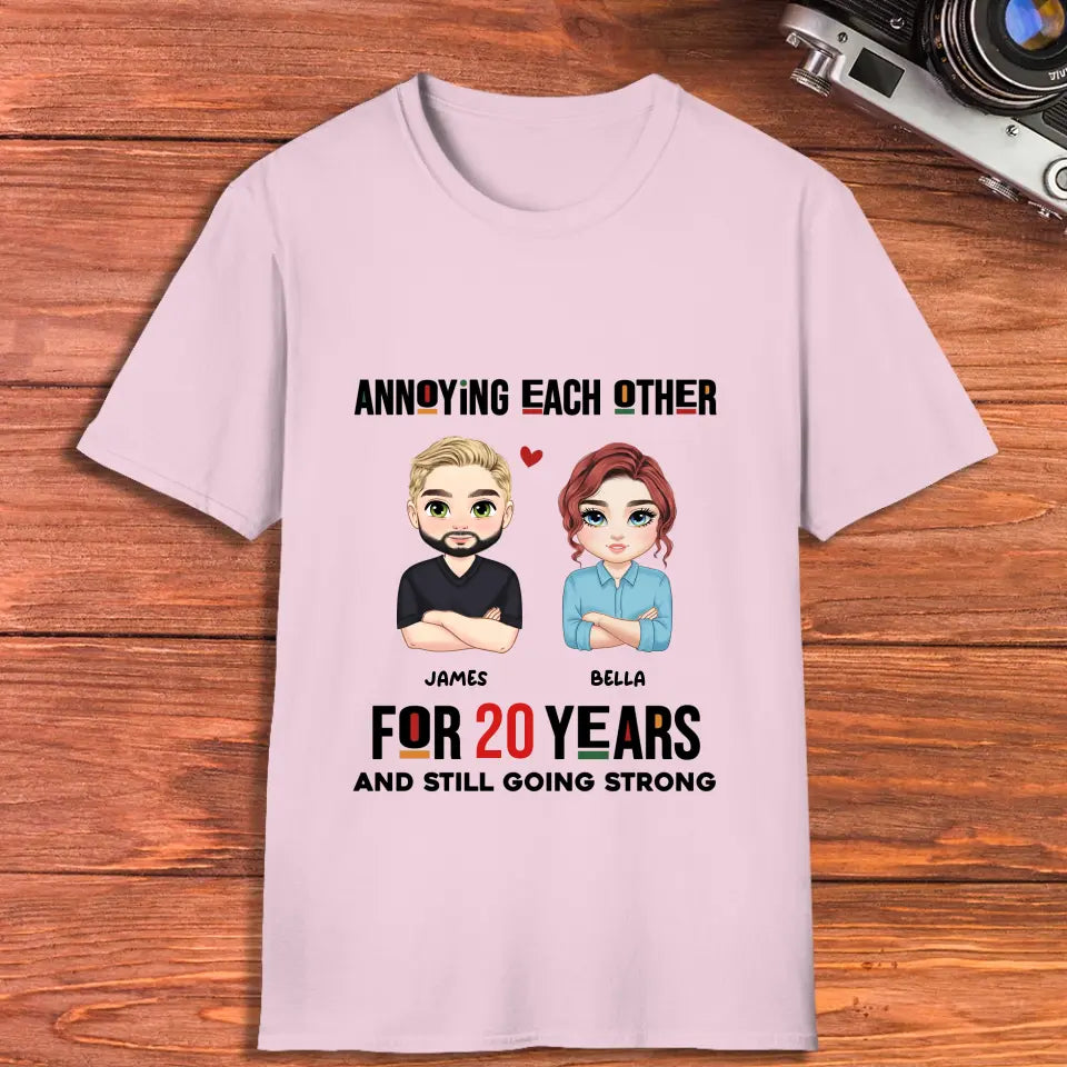 Annoying Each Other - Personalized Gifts for Couples - Unisex T-Shirt