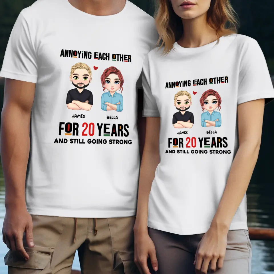 Annoying Each Other - Personalized Gifts for Couples - Unisex T-Shirt