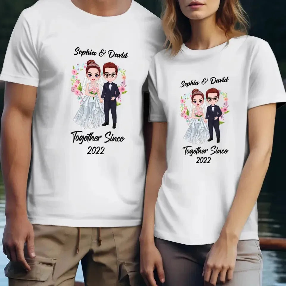 Together Since - Personalized Gifts For Couples - Unisex T-shirt