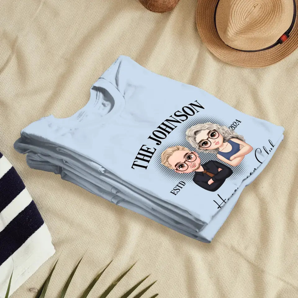 Honeymoon - Custom Year - Personalized Gifts For  Couple - T-Shirt