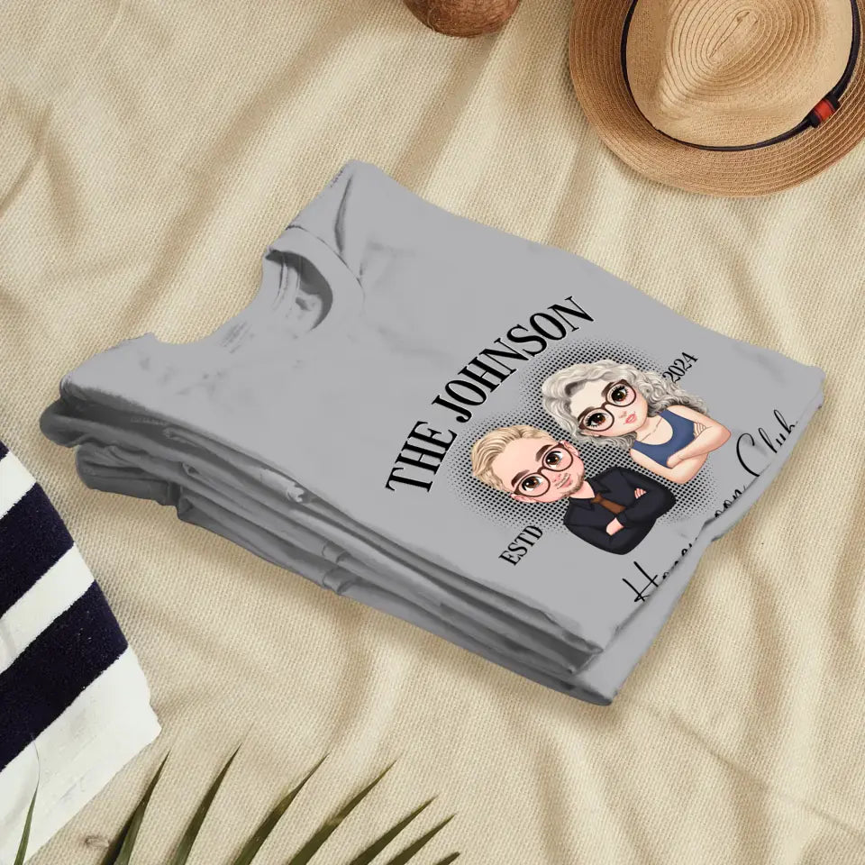 Honeymoon - Custom Year - Personalized Gifts For  Couple - T-Shirt