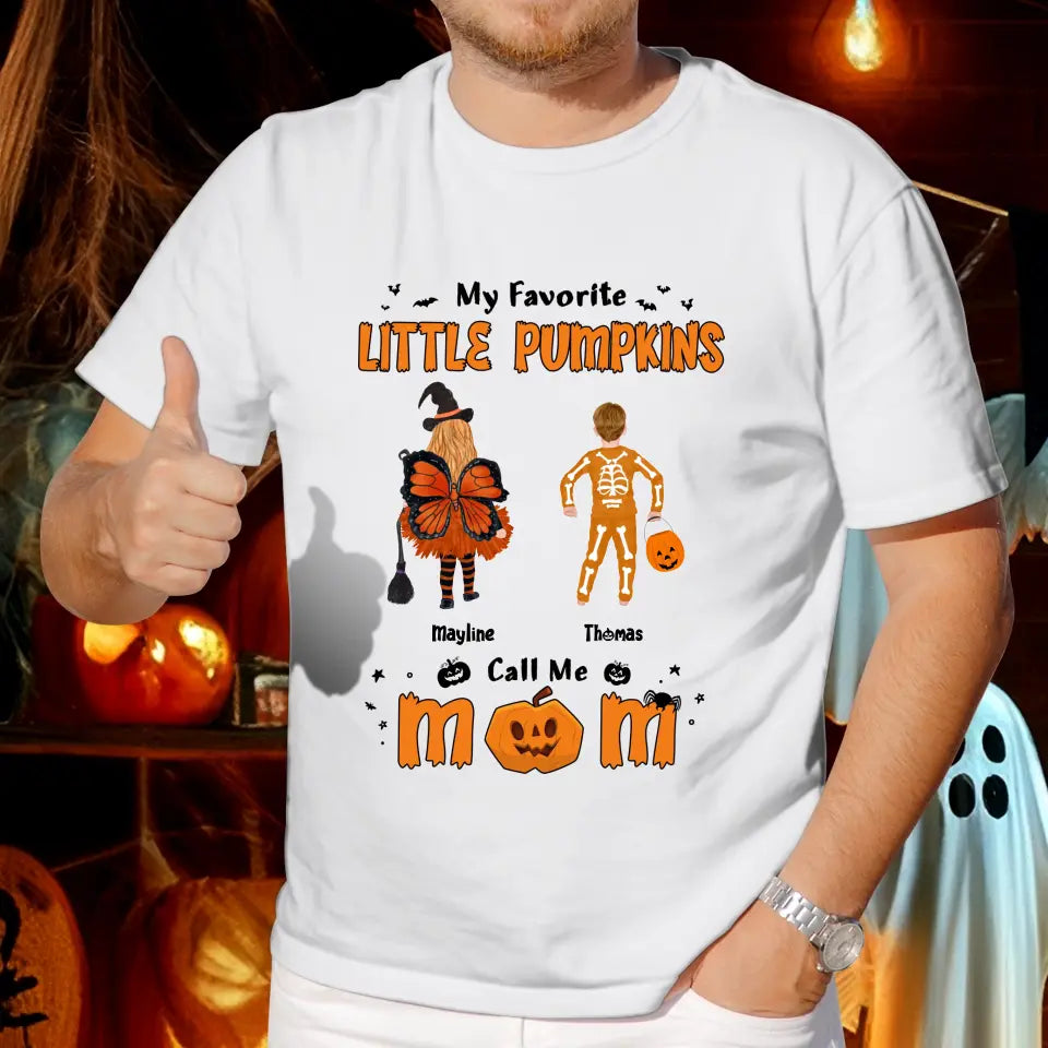 My Favorite Little Pumpkins - Custom Name - Personalized Gifts For Family - Hoodie