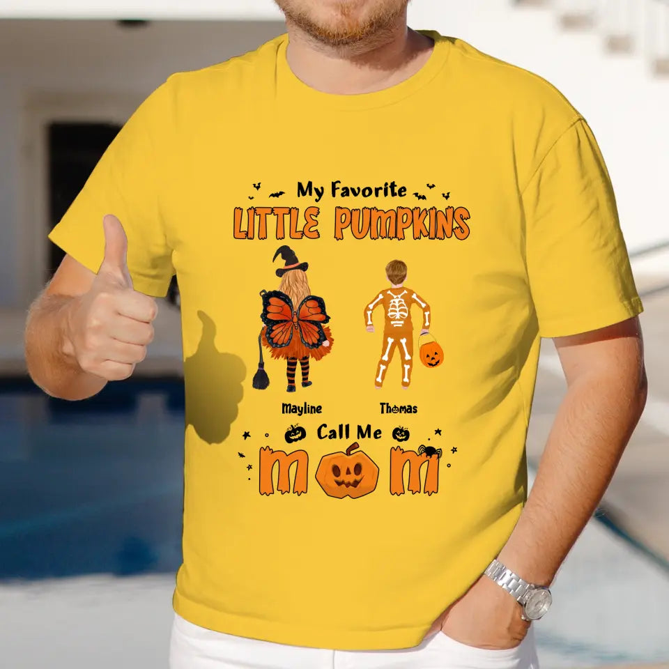 My Favorite Little Pumpkins - Custom Name - Personalized Gifts For Family - Hoodie