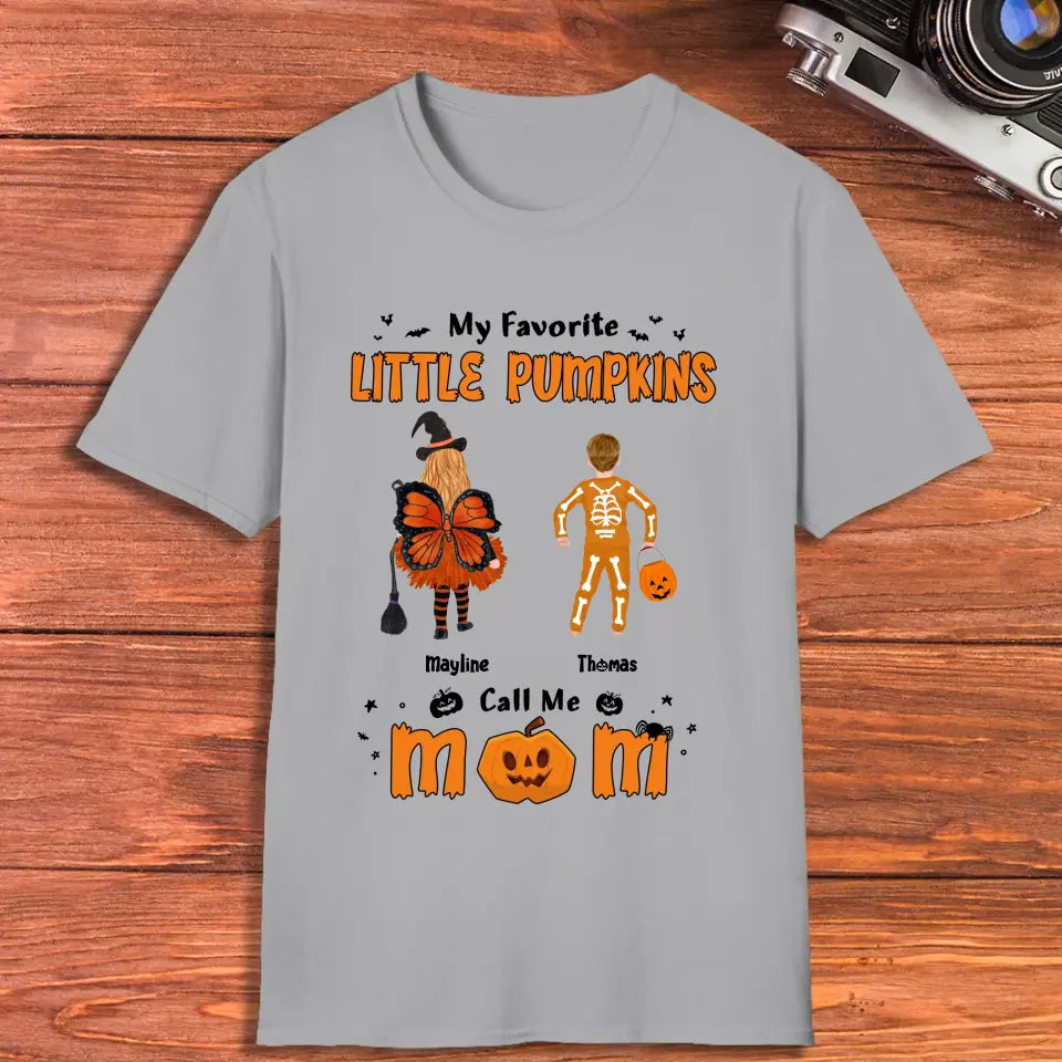 My Favorite Little Pumpkins - Custom Name - Personalized Gifts For Family - Hoodie