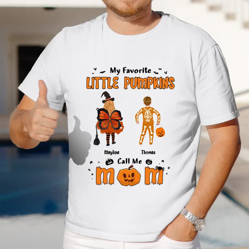 My Favorite Little Pumpkins - Custom Name - Personalized Gifts For Family - Hoodie