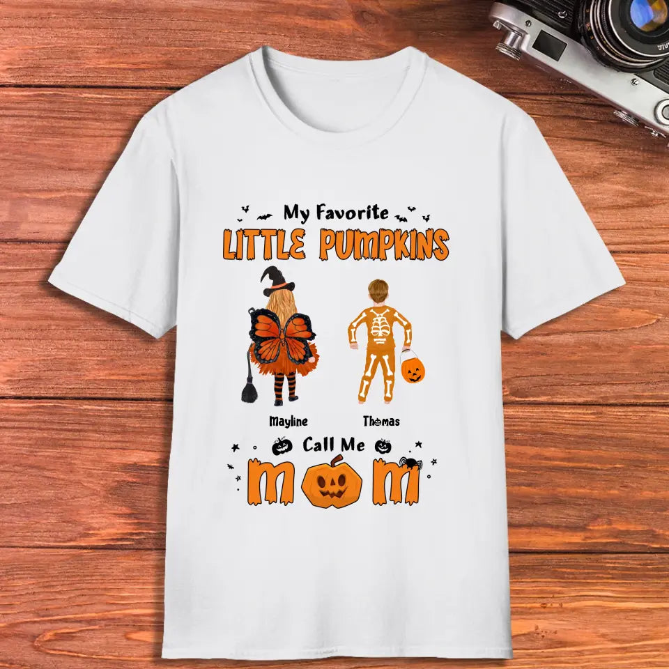 My Favorite Little Pumpkins - Custom Name - Personalized Gifts For Family - Hoodie