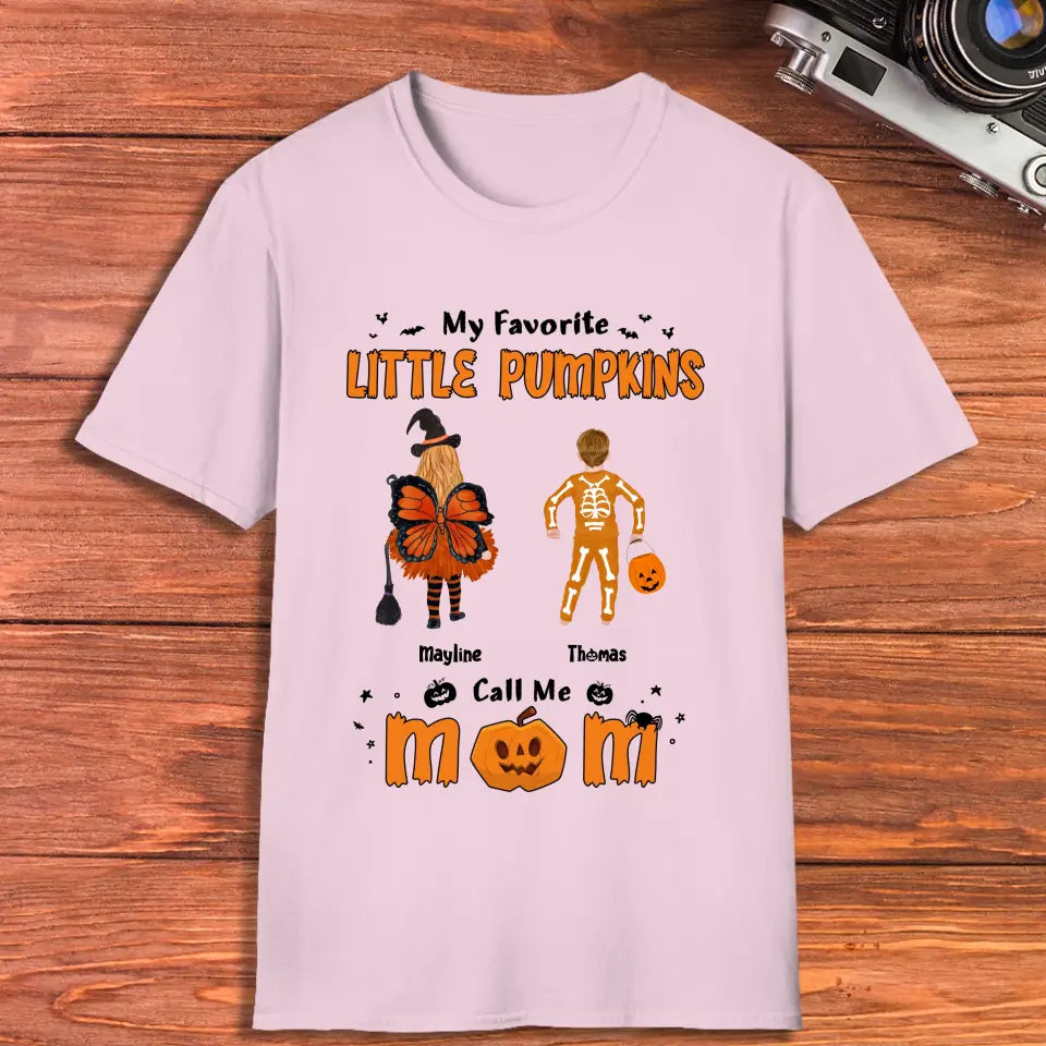 My Favorite Little Pumpkins - Custom Name - Personalized Gifts For Family - Hoodie