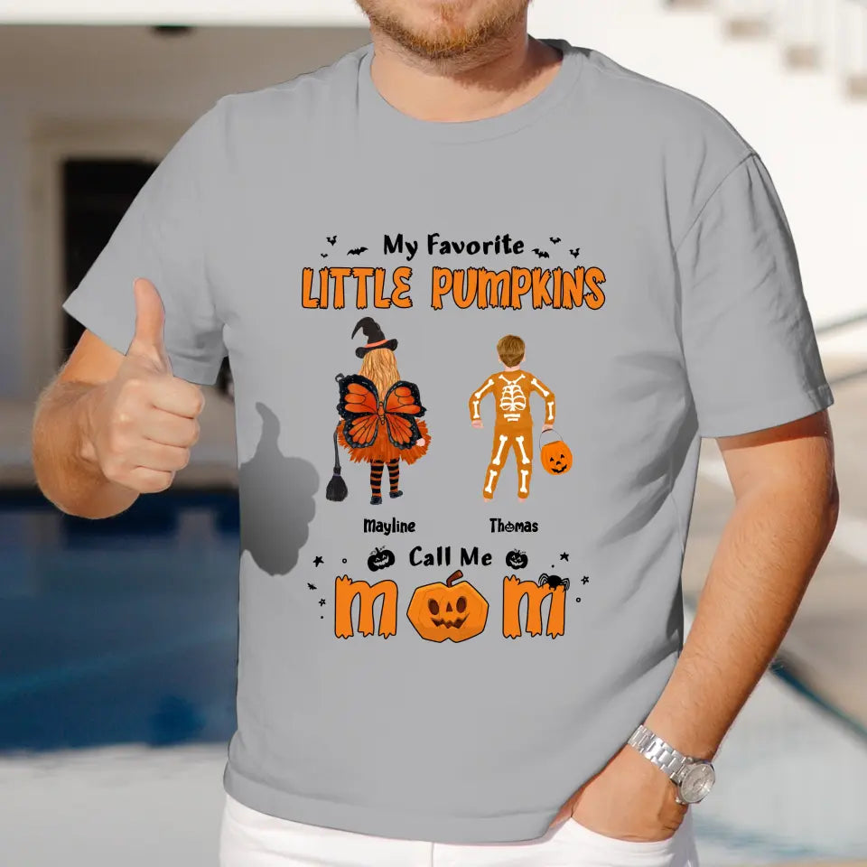 My Favorite Little Pumpkins - Custom Name - Personalized Gifts For Family - Hoodie