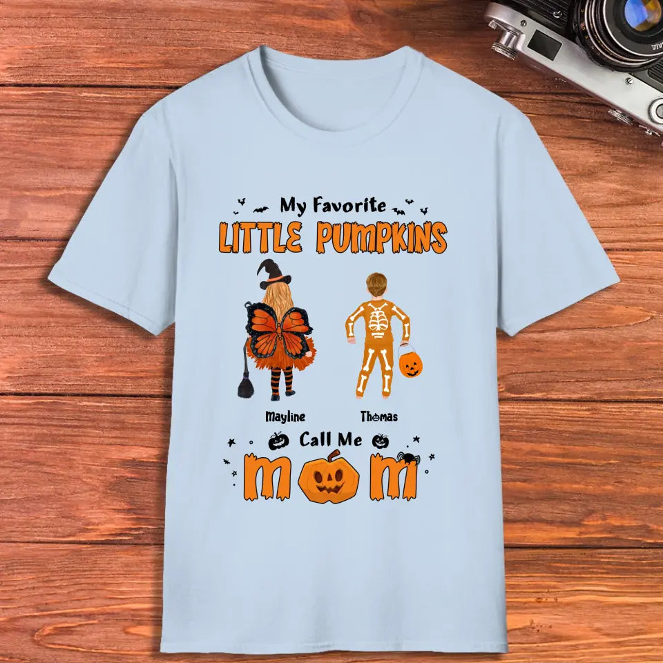 My Favorite Little Pumpkins - Custom Name - Personalized Gifts For Family - Hoodie