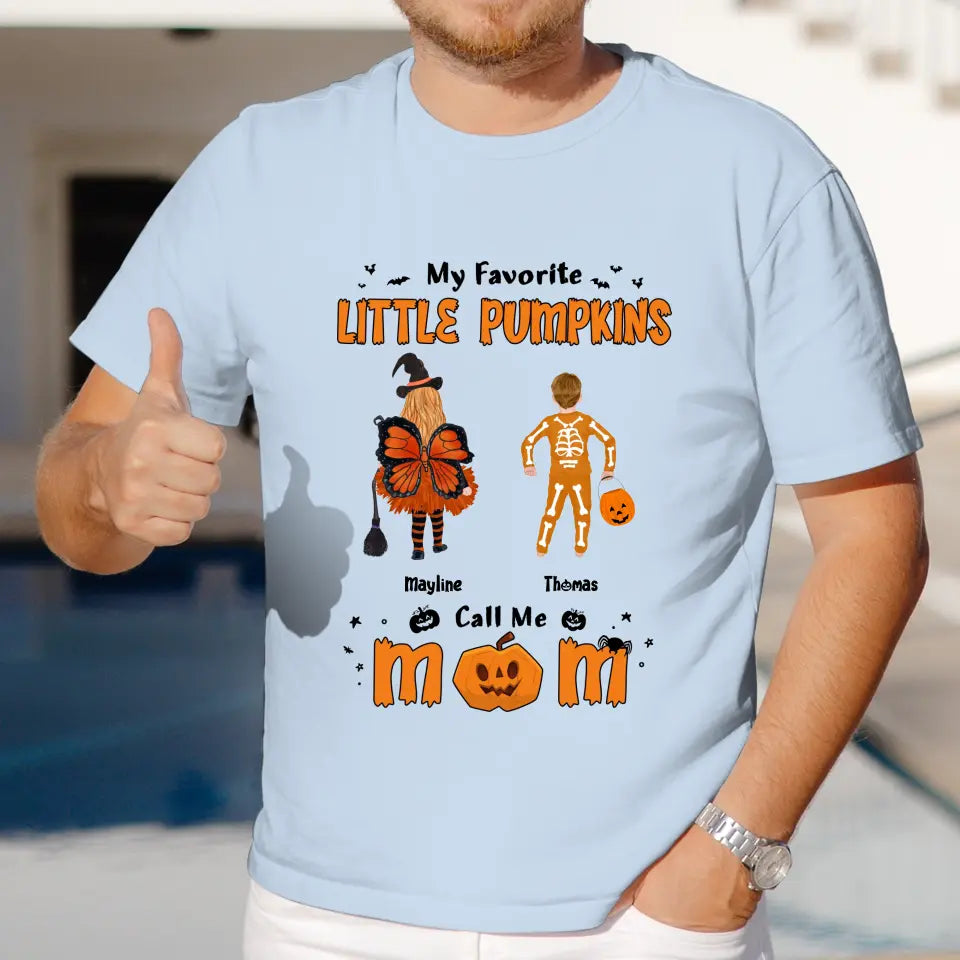 My Favorite Little Pumpkins - Custom Name - Personalized Gifts For Family - Hoodie