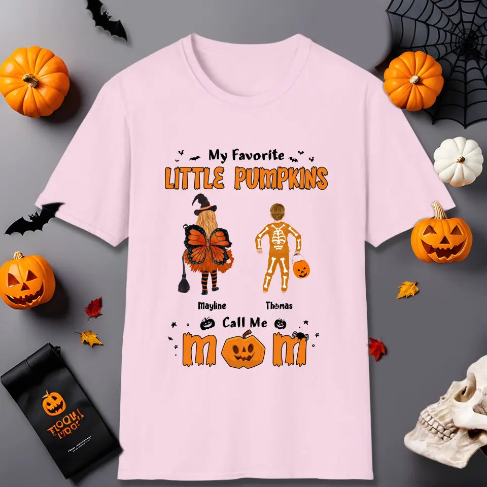 My Favorite Little Pumpkins - Custom Name - Personalized Gifts For Family - Hoodie