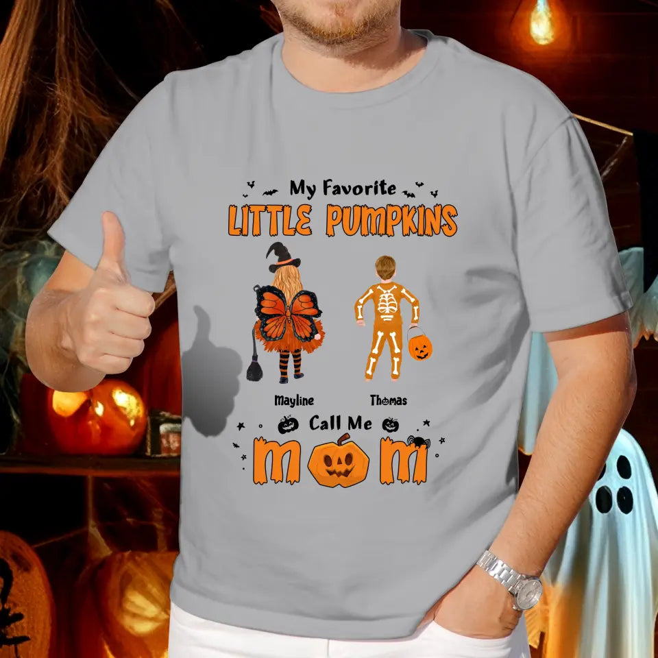 My Favorite Little Pumpkins - Custom Name - Personalized Gifts For Family - Hoodie