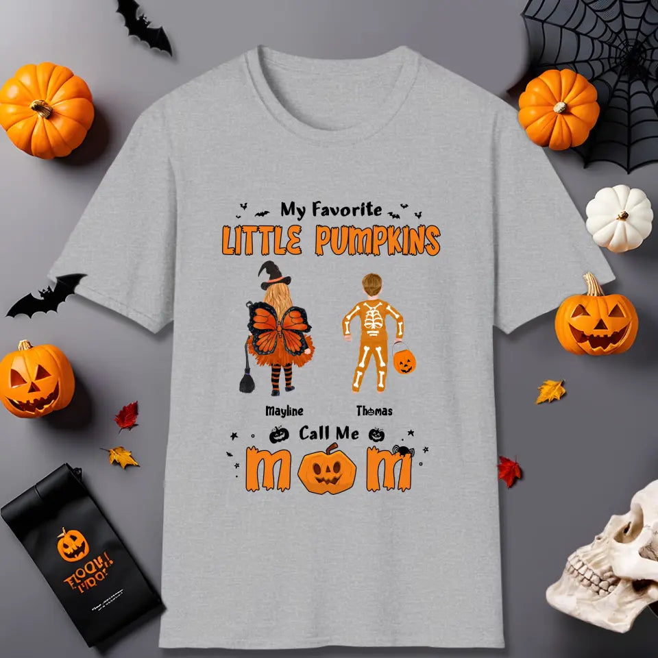 My Favorite Little Pumpkins - Custom Name - Personalized Gifts For Family - Hoodie