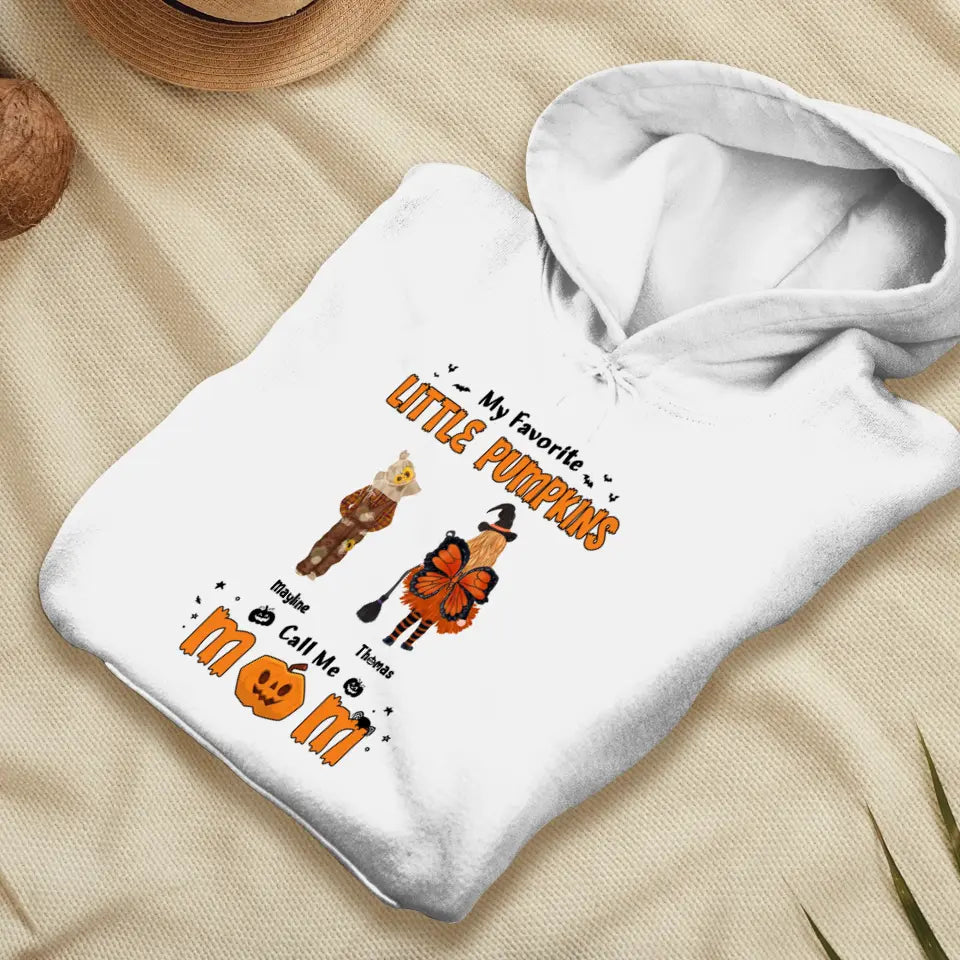 My Favorite Little Pumpkins - Custom Name - Personalized Gifts For Family - Hoodie