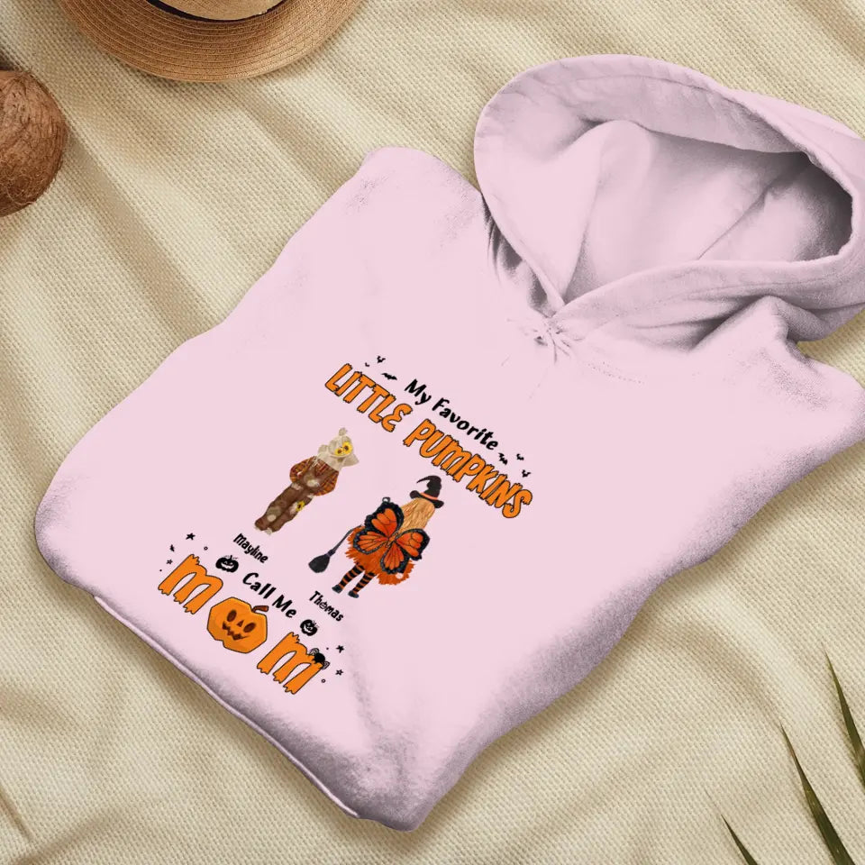 My Favorite Little Pumpkins - Custom Name - Personalized Gifts For Family - Hoodie