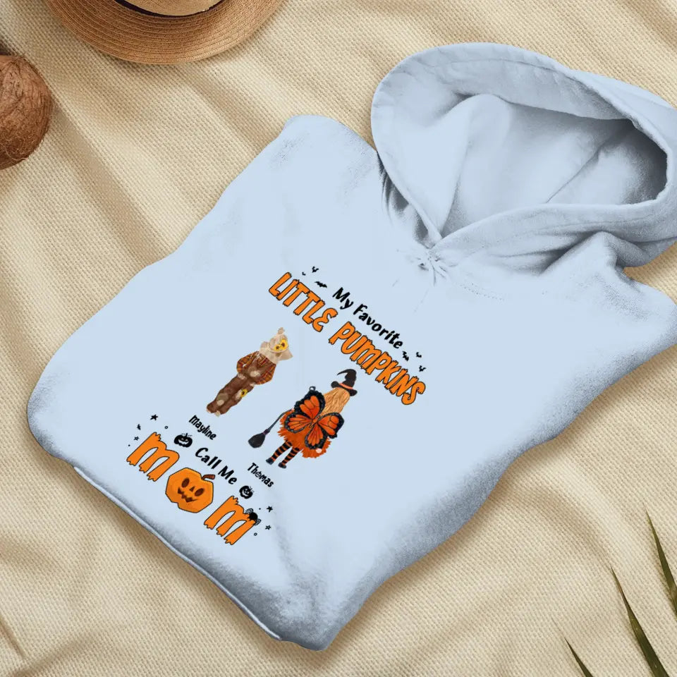 My Favorite Little Pumpkins - Custom Name - Personalized Gifts For Family - Hoodie