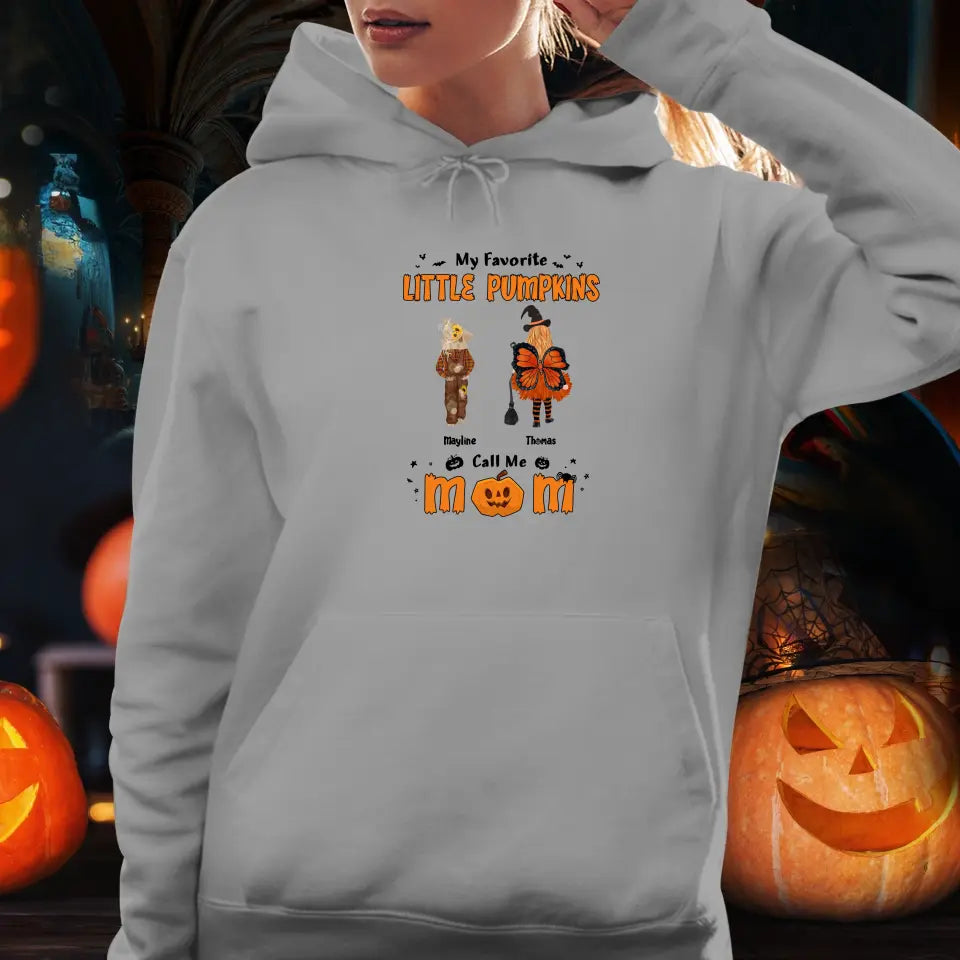 My Favorite Little Pumpkins - Custom Name - Personalized Gifts For Family - Hoodie