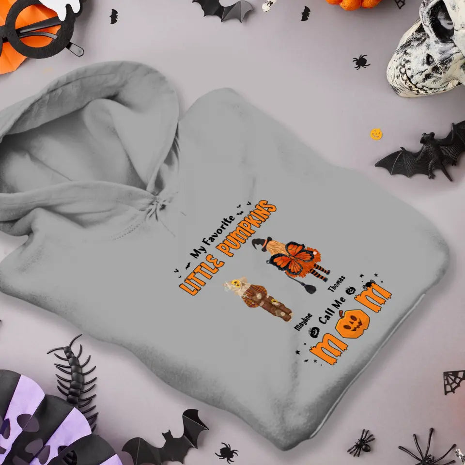 My Favorite Little Pumpkins - Custom Name - Personalized Gifts For Family - Hoodie