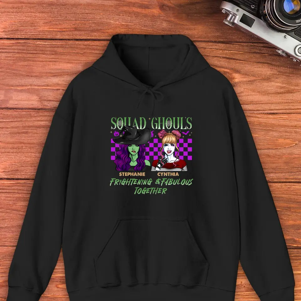 Squad Ghouls - Custom Name - Personalized Gifts For Bestie - Hoodie