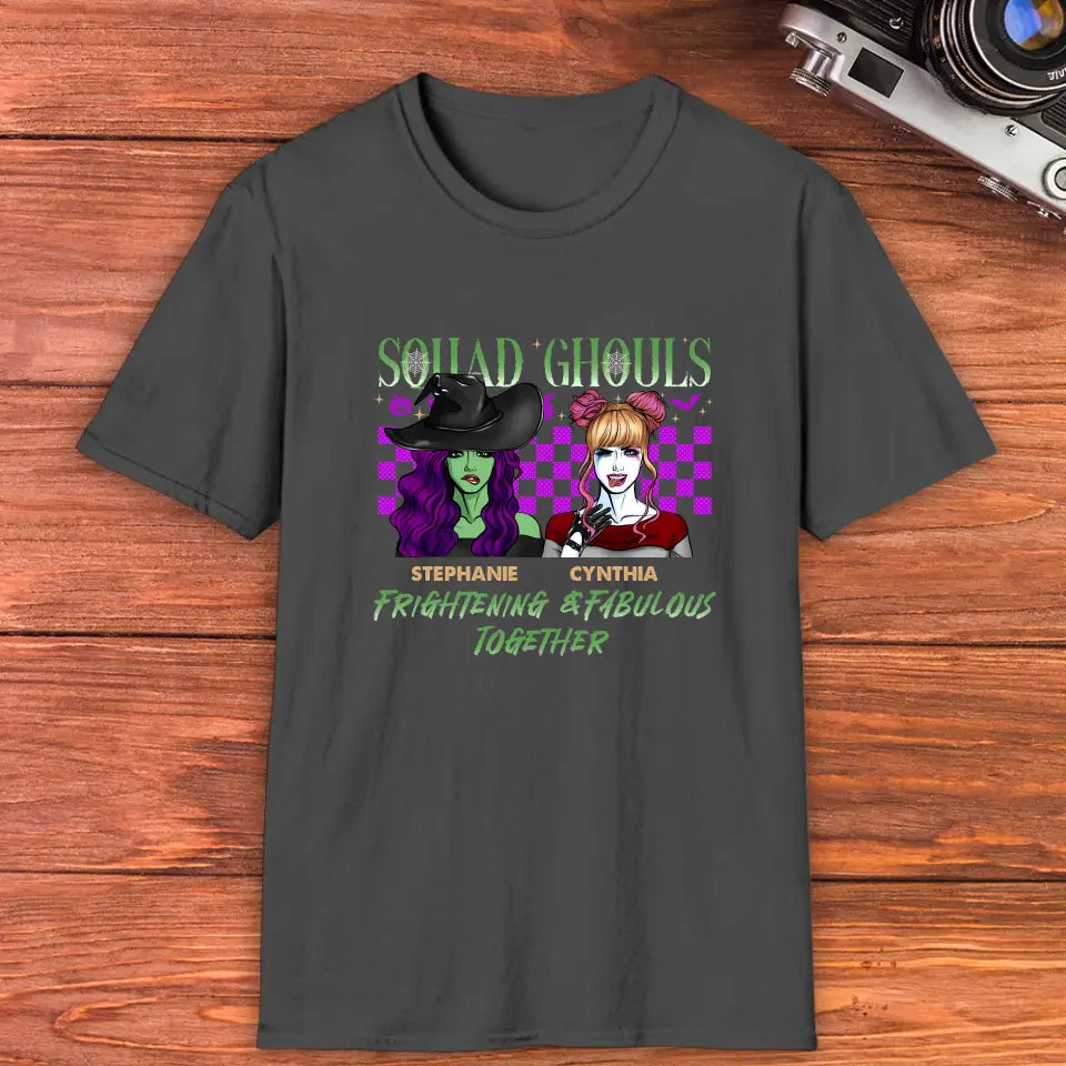 Squad Ghouls - Custom Name - Personalized Gifts For Bestie - T-Shirt