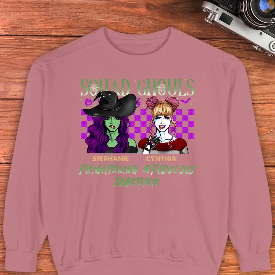 Squad Ghouls - Custom Name - Personalized Gifts For Bestie - T-Shirt