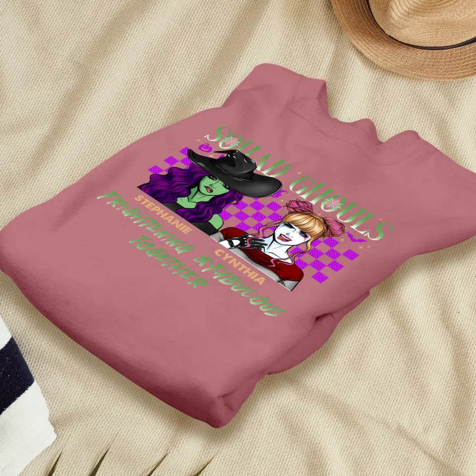 Squad Ghouls - Custom Name - Personalized Gifts For Bestie - Hoodie