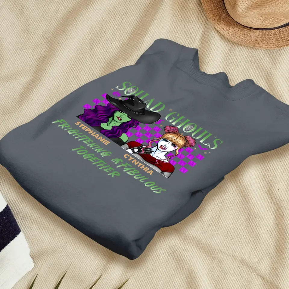 Squad Ghouls - Custom Name - Personalized Gifts For Bestie - T-Shirt