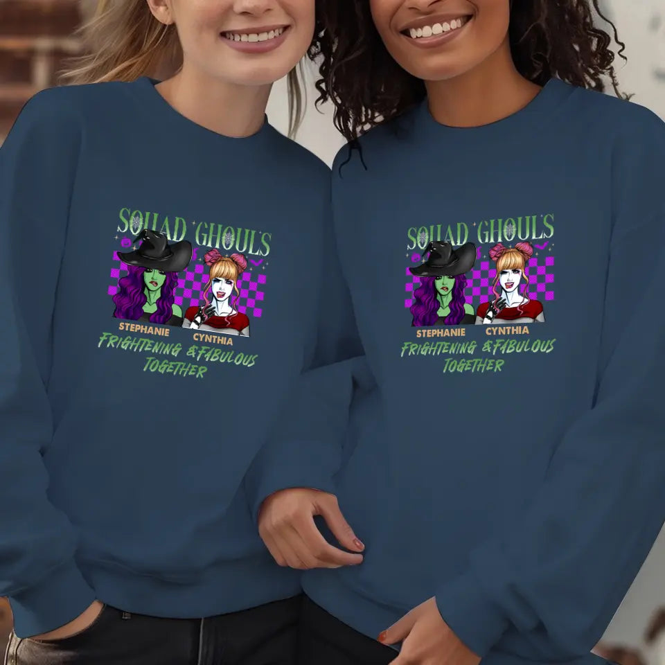 Squad Ghouls - Custom Name - Personalized Gifts For Bestie - Hoodie