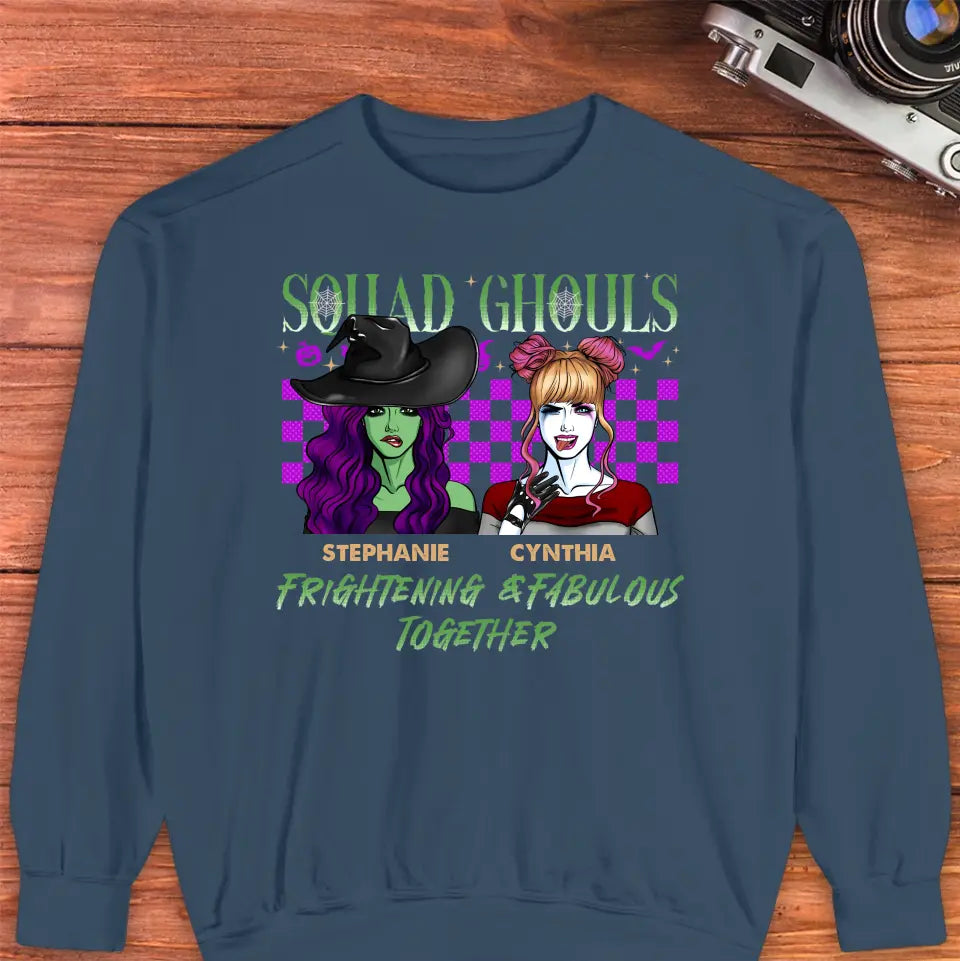 Squad Ghouls - Custom Name - Personalized Gifts For Bestie - Hoodie