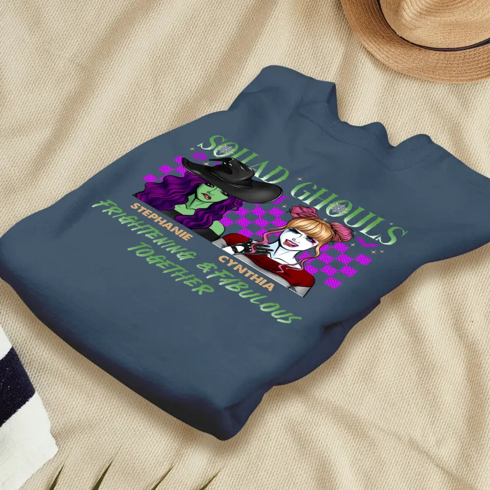 Squad Ghouls - Custom Name - Personalized Gifts For Bestie - T-Shirt