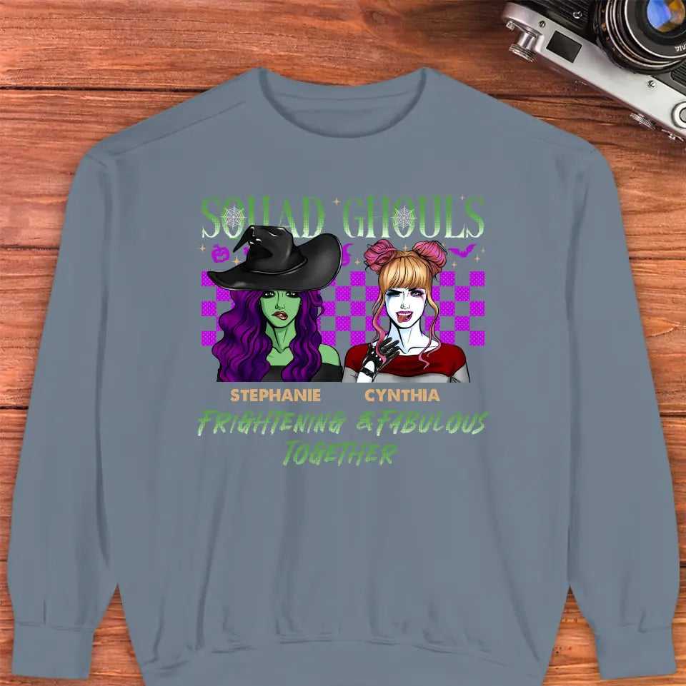 Squad Ghouls - Custom Name - Personalized Gifts For Bestie - Hoodie