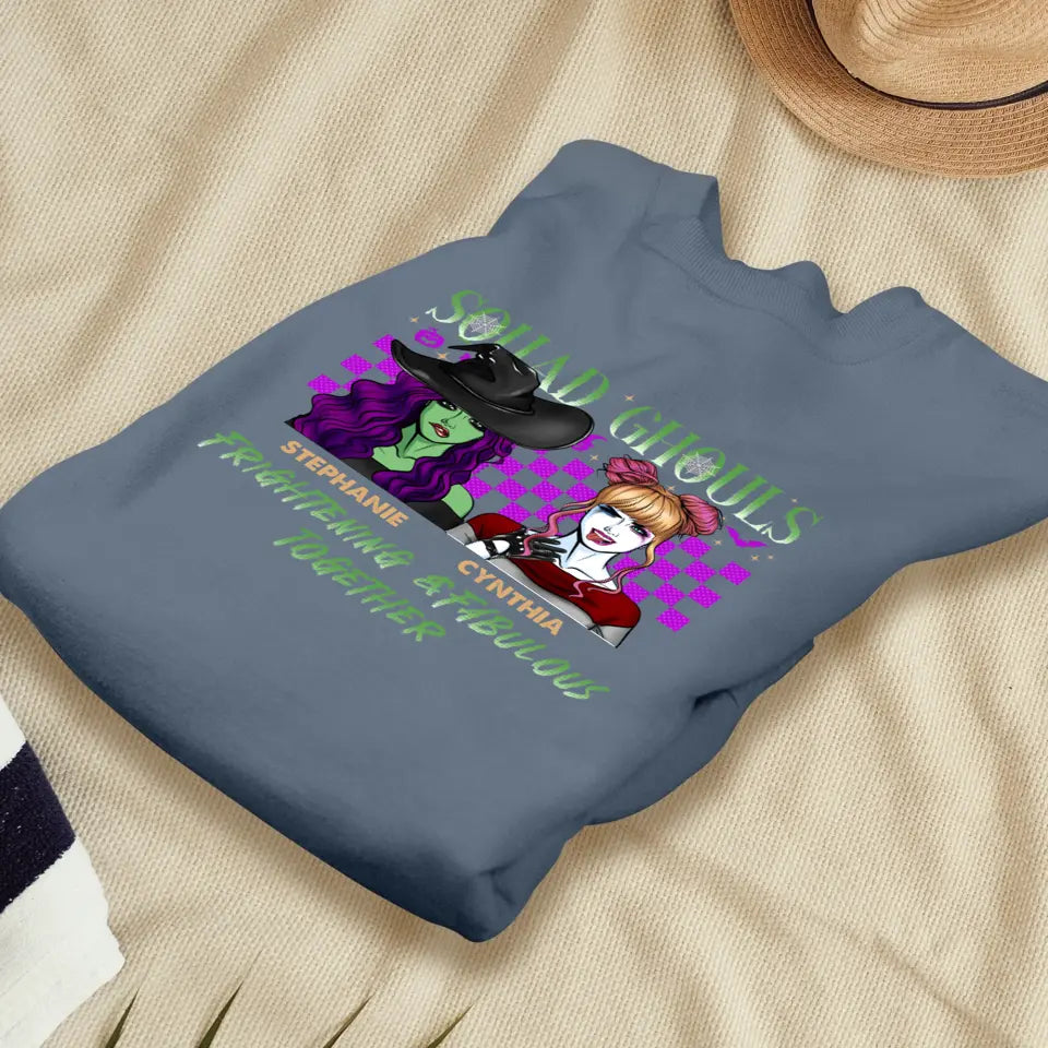 Squad Ghouls - Custom Name - Personalized Gifts For Bestie - Hoodie