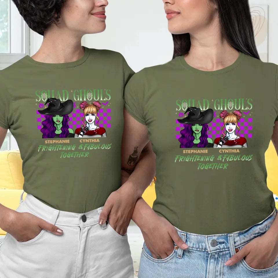 Squad Ghouls - Custom Name - Personalized Gifts For Bestie - Hoodie