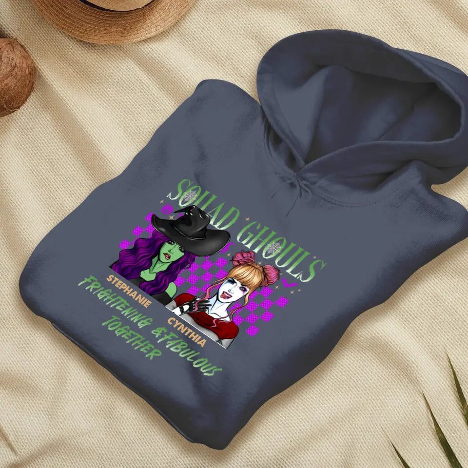 Squad Ghouls - Custom Name - Personalized Gifts For Bestie - T-Shirt