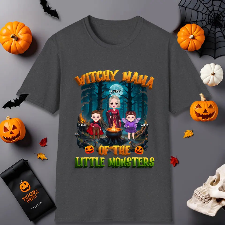 Witchy Mama - Custom Name - Personalized Gifts For Mom - T-shirt