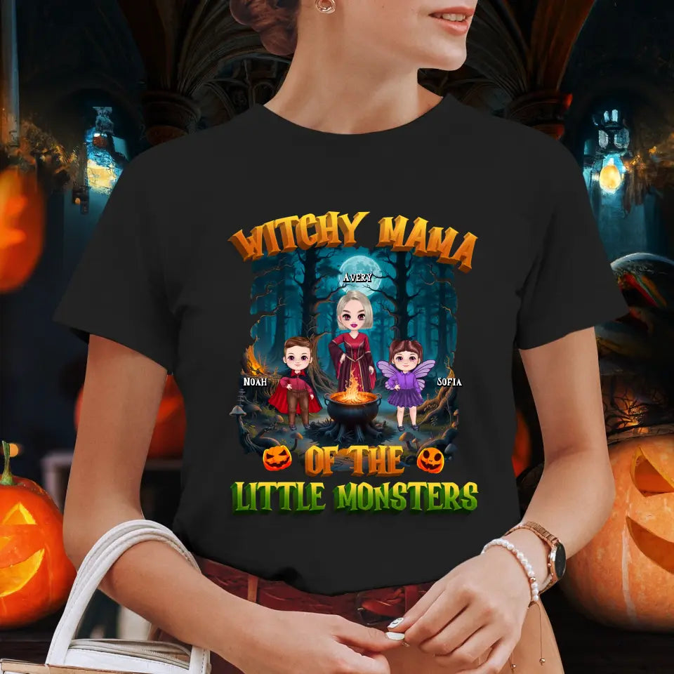 Witchy Mama - Custom Name - Personalized Gifts For Mom - T-shirt