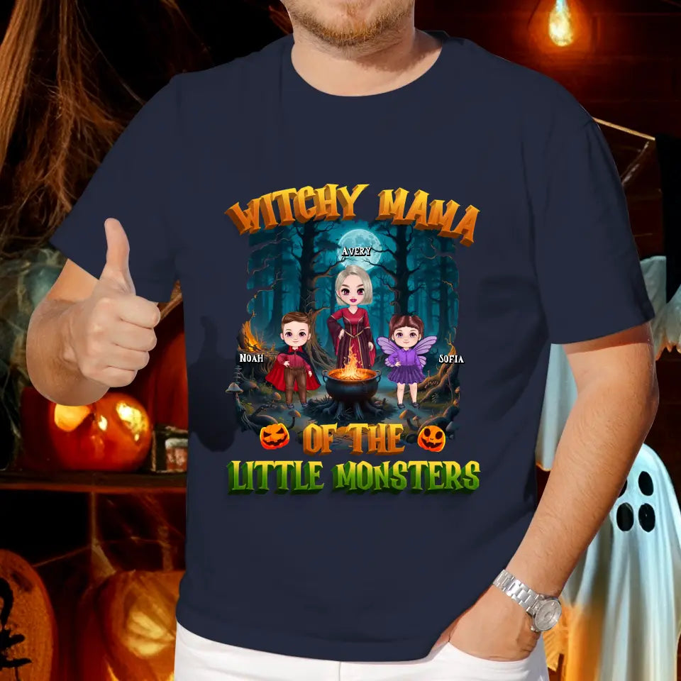 Witchy Mama - Custom Name - Personalized Gifts For Mom - T-shirt