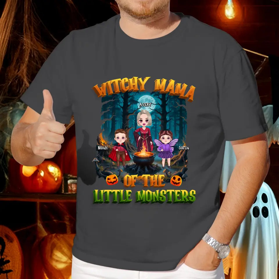 Witchy Mama - Custom Name - Personalized Gifts For Mom - T-shirt