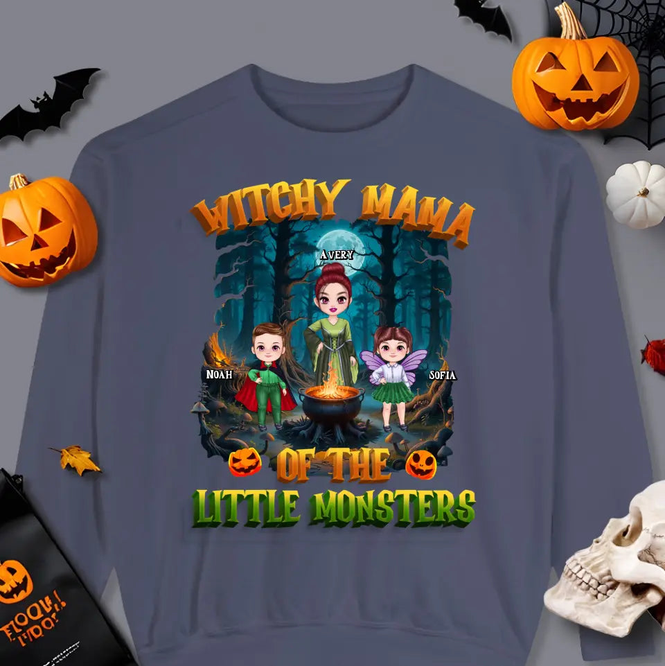 Witchy Mama - Custom Name - Personalized Gifts For Mom - T-shirt