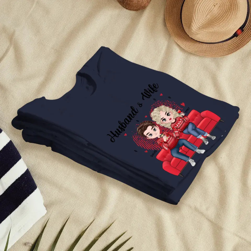 Drinking Buddies - Personalized Gifts for Couples - Unisex T-Shirt