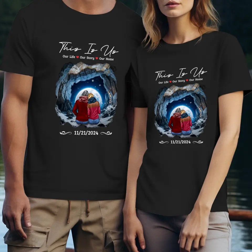 This Is Us - Custom Year - Personalized Gifts For Couple - T-Shirt