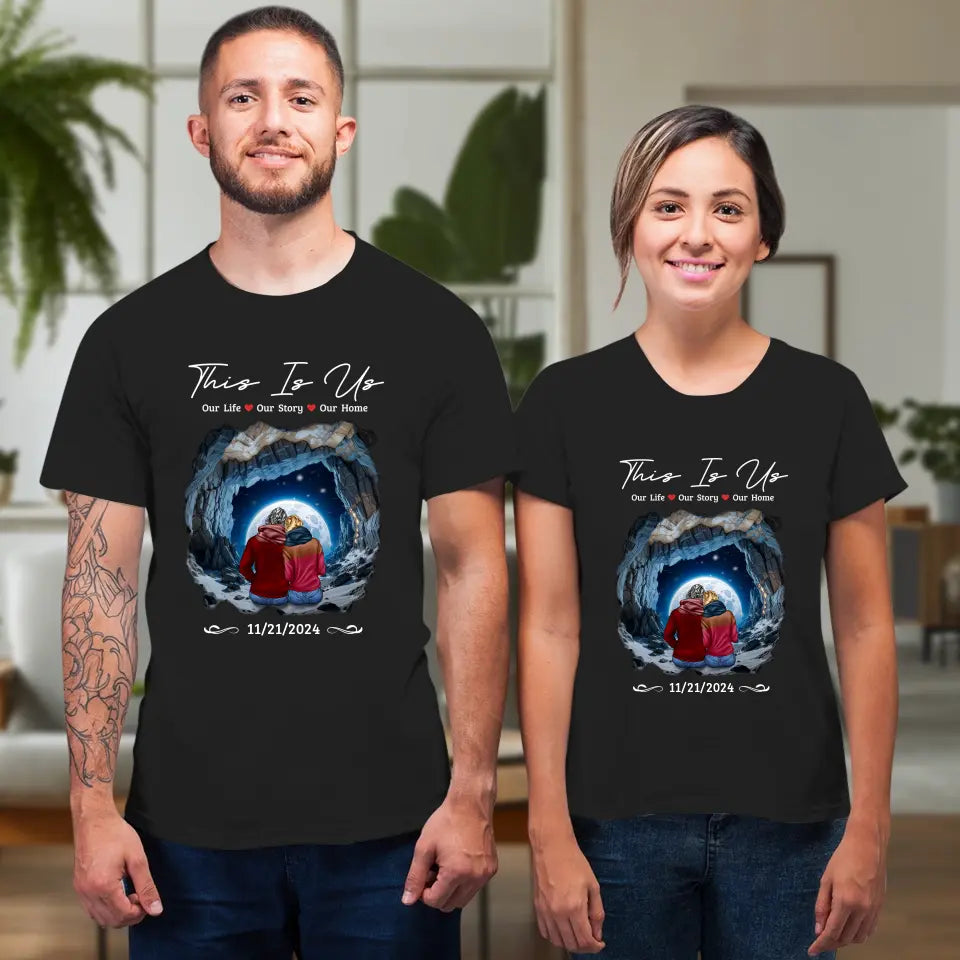 This Is Us - Custom Year - Personalized Gifts For Couple - T-Shirt