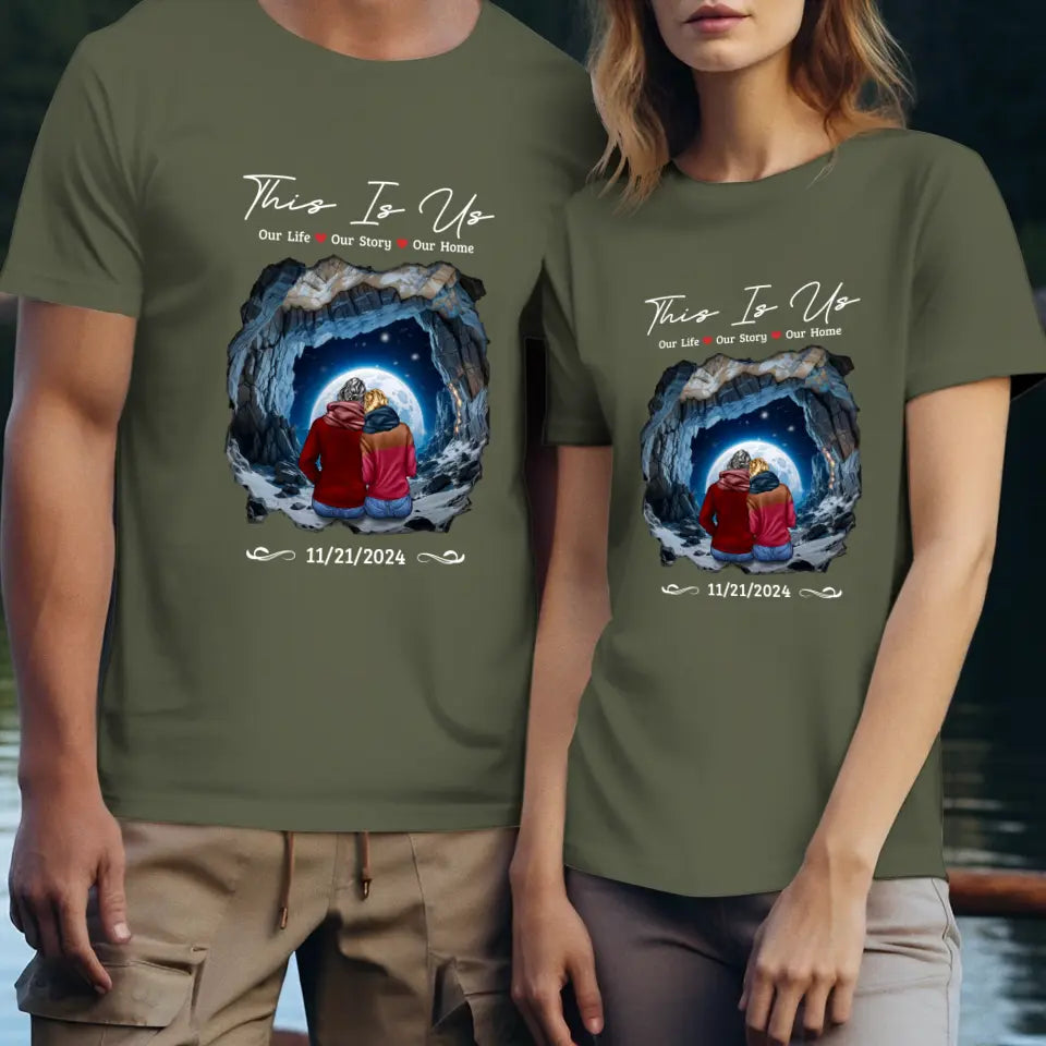 This Is Us - Custom Year - Personalized Gifts For Couple - T-Shirt