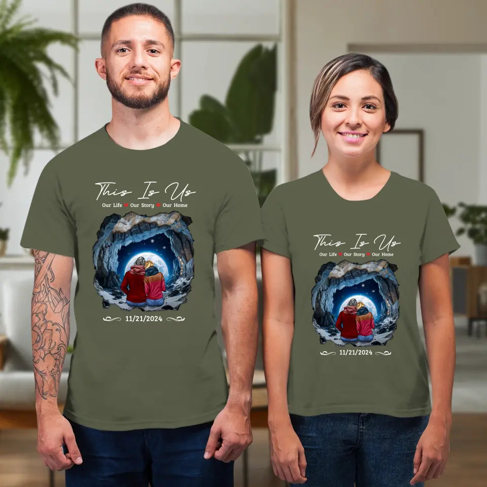 This Is Us - Custom Year - Personalized Gifts For Couple - T-Shirt