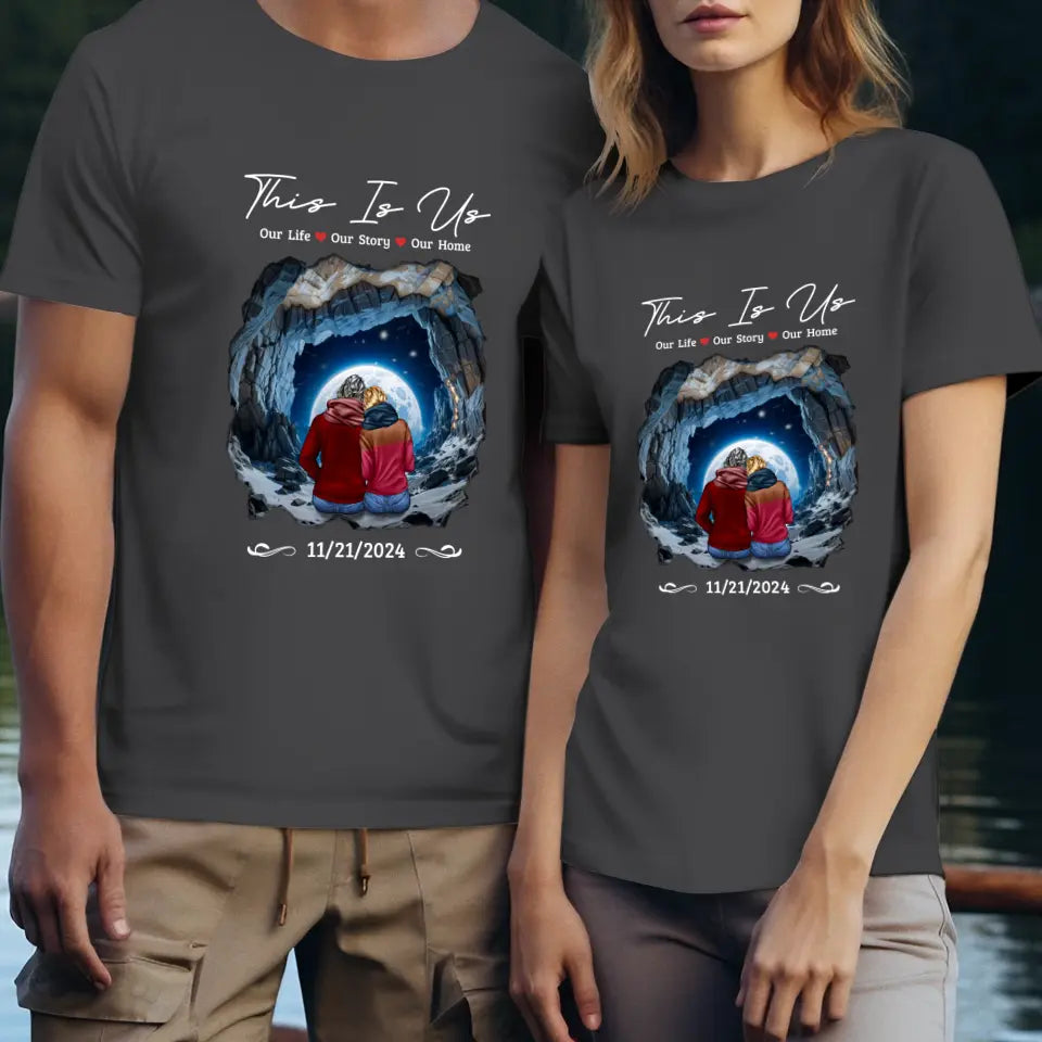 This Is Us - Custom Year - Personalized Gifts For Couple - T-Shirt