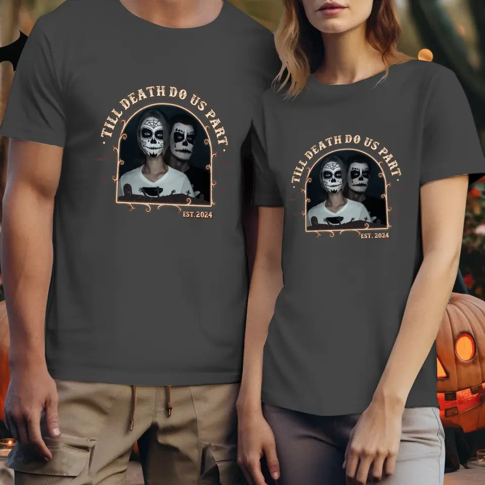 In Love We Trust - Custom Photo - Personalized Gifts For Couple - T-shirt