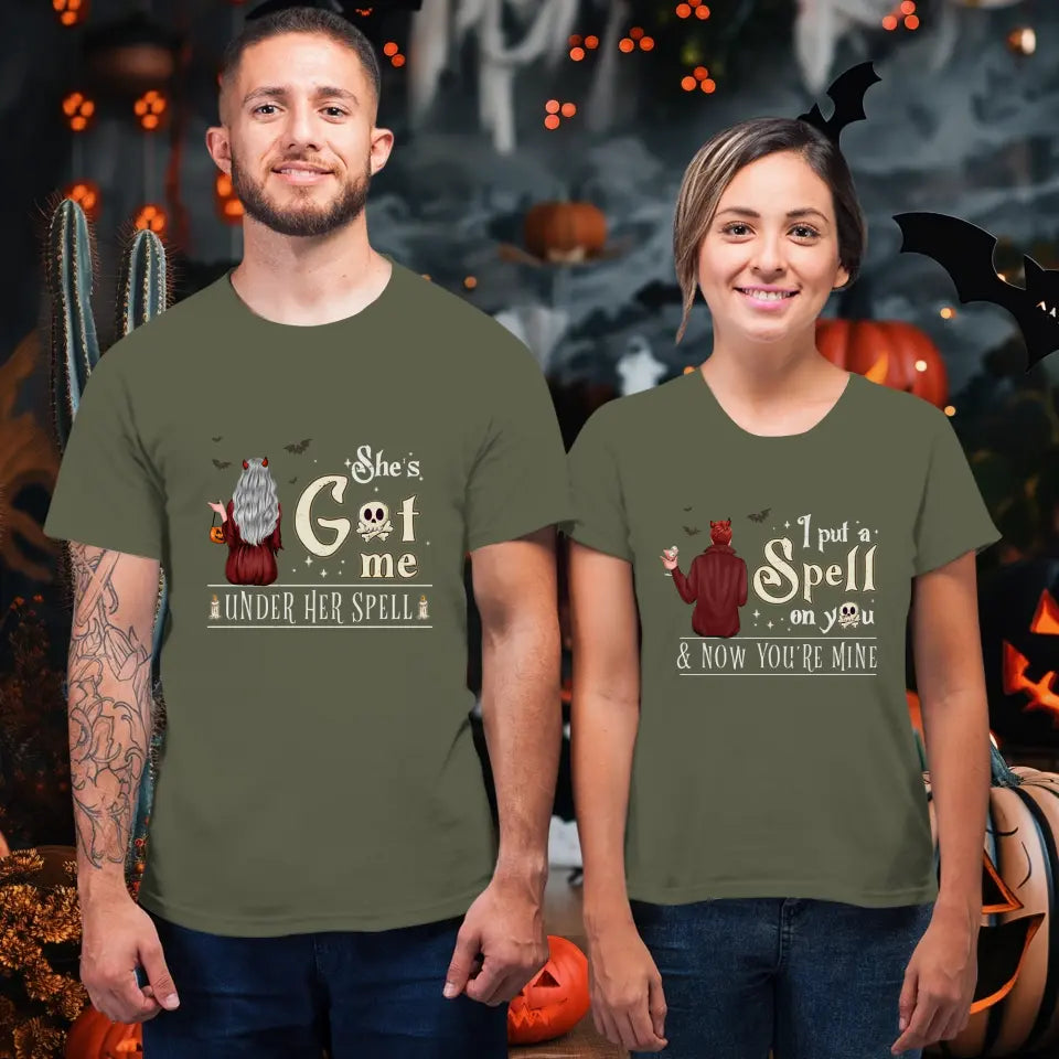 I Put A Spell On You - Custom Character - Personalized Gifts For Couple - T-shirt