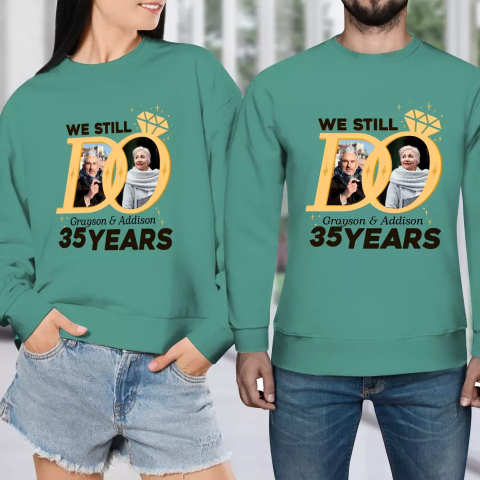 We Still Do Like Diamonds - Personalized Gifts For Couples - Unisex Sweater