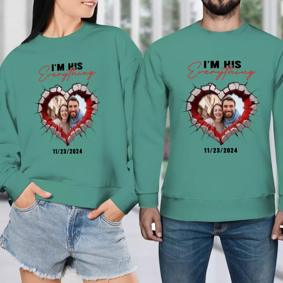 I Finally Have Everything I Want - Custom Photo - Personalized Gifts for Couples - Sweater